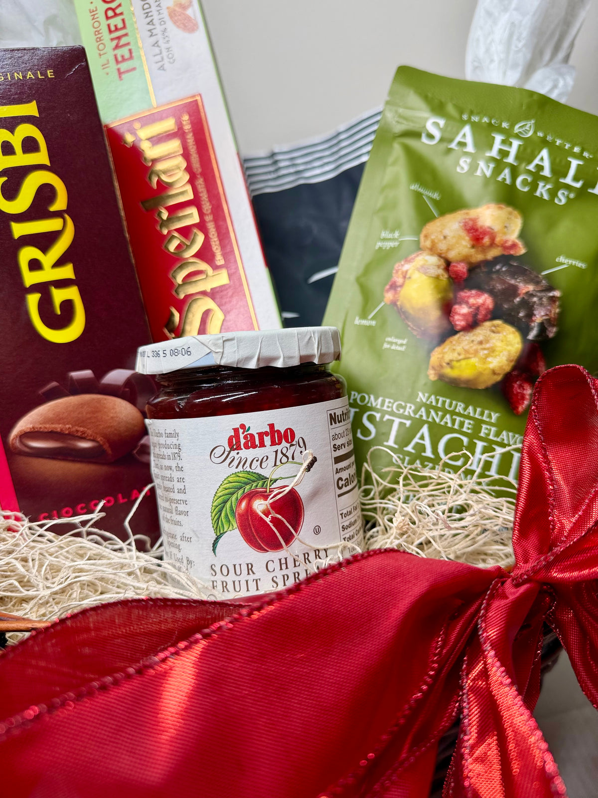 Red Wine Lovers Christmas Basket